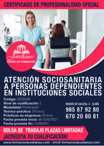 Atención Sociosanitaria a personas dependientes en instituciones sociales